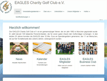 Tablet Screenshot of eagles-charity.de